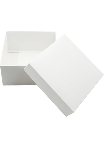 Beyaz Kapaklı Hediye Kutusu (5 Adet)