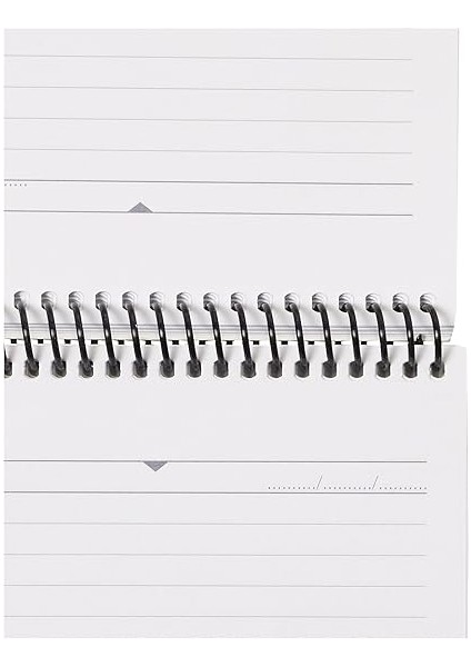 Color Hisli Şeyler 'kimseleri Çekemem' Çizgili Üstten Spiralli Defter, A5, 80 Yaprak modelleri
