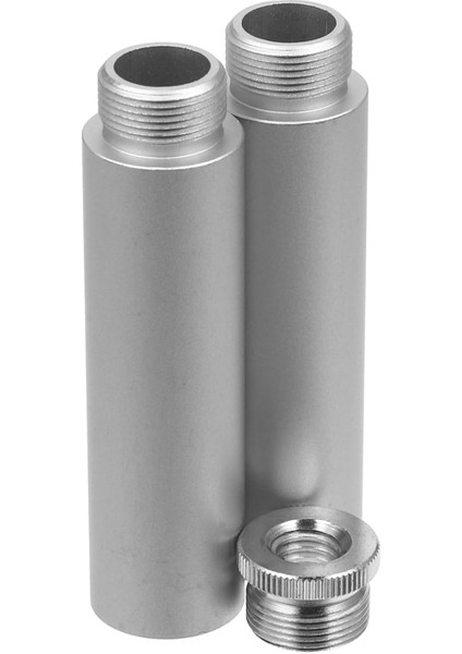 1set Mikrofon Standı Uzatma Çubuğu Seti Masa Mikrofonu Standı Için Dayanıklı Alüminyum Uzatma Polosu ile Esnek Kullanım ve Kolay Kurulum Canlı Yayın ve Kayıt Için