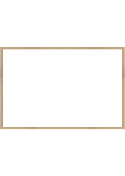 Panda 60X90 Naturel Ahşap Çerçeve Yazı Tahtası PAN227