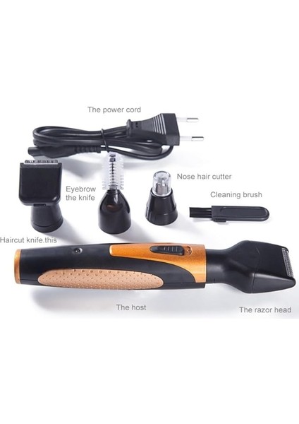Makinesi 4 In 1 Şarj Edilebilir Erkekler Burun Kulak Saç Düzeltici Elektrikli Sakal Kaş Kesme Tıraş Kişisel Bakım Seti fiyatları