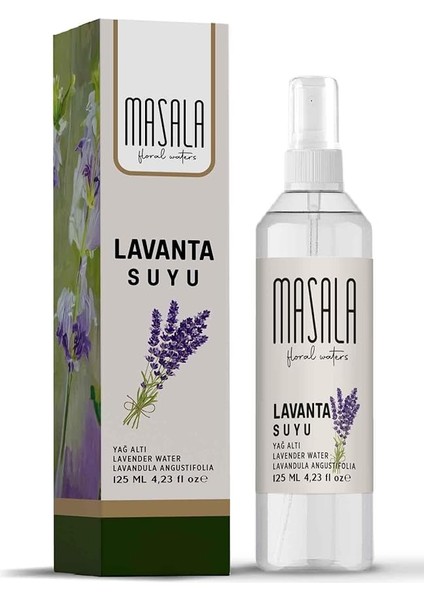 Saf Lavanta Suyu 125 ML%100 Doğal Yağlı Hidrosol - Tonik Lavender Floral Water Hydrosol Tonic