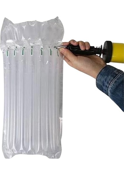 Kilitli Havalı airbag poşet 5’li set (≈ 18 × 24 × 10 cm Şişirilmiş), Hava Valfli, Elektronik &amp; Cam Koruma, Pompalı, Şeffaf Poşet indirimleri