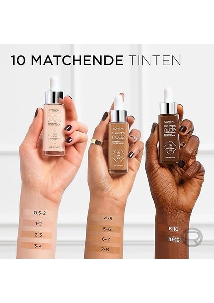 Parıs True Match Nude Serum Fondöten 30 ml - 0.5-2 Very Light fırsatları