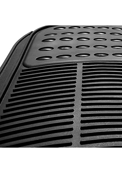 Paspasları Siyah Evrensel Uyumlu Ağır Hizmet Kauçuk Tüm Hava Şartlarına Karşı Koruma Için Çoğu Araba, Suv ve Kamyona Uyar, 4 Parça (Tam Set Kesilebilir) Fh Grup F11305BLACK fırsatları