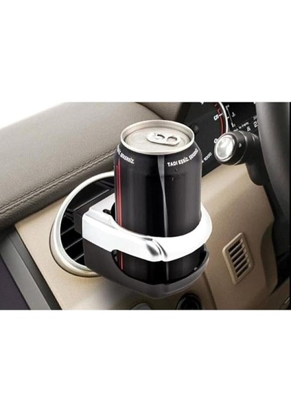 Içi Bardak Tutucu – Havalandırma Izgarasına Takılan, Ayarlanabilir, Tüm Araçlara Uygun Bardaklık, Abs Sert Plastik