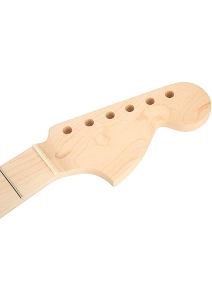 22 Fret Akçaağaç Gitar Boyun Klavye St Elect Gitar Yedek - Sağ Elle, Ayarlanabilir Kafes Çubuk, Siyah Nokta Konum Işaretleri modelleri