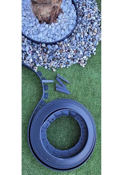 Moda Çim Ayırıcı 2 Metre Siyah Çim Sınırlayıcı Taş Toprak Ayıracı Çim Ayracı Çim Ayırıcı Bariyeri indirimleri