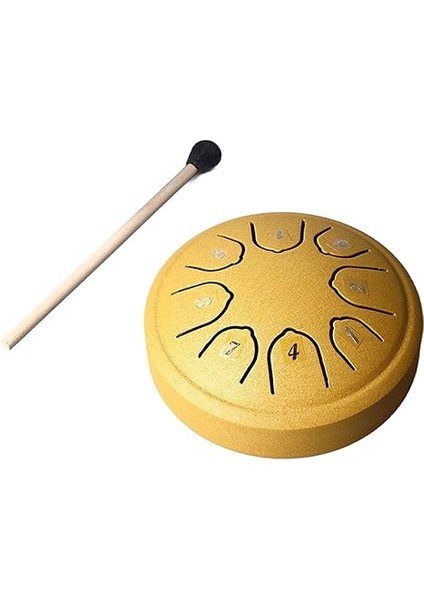 Dil Davul 4.5 Inç 8 Ton C Tuşu Karbon Çelik Mini Dil Davul Yetişkin Çocuklar Için Başlangıç (Gold) indirimleri