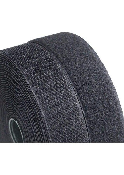 Magnet Siyah Cırt Cırtlı Bant 5 Metre Çift Taraflı Amerikan Fermuarı Genişlik 2 cm indirimleri