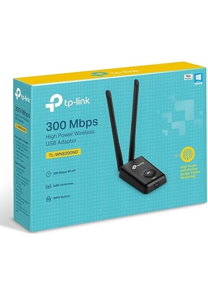 TL-WN8200ND, 300MBPS High Power Wireless USB Adapter fırsatları