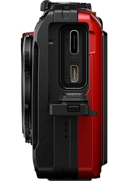 System Tough Tg-7 Kırmızı Dijital Kamera, Su Geçirmez, Darbeye Dayanıklı, Su Altı ve Makro Çekim Modları, 4K Video, 4 Kat Geniş Açılı Zoom (Olympus Tg-6'nın Devamı Modeli) modelleri