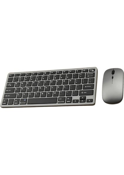 Mobile Premium Slim Süper Sessiz Klavye ve Mouse Seti, Telefon, Tablet, Pc, Tv Uyumlu Klavye Seti