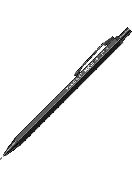 Office Hexagonr Mekanik Kurşun Kalem Siyah 0.7 mm