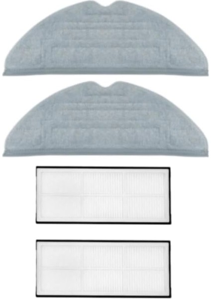 Roborock S8 Pro Ultra Robot Süpürge Modeli ile Uyumlu Filtre - Paspas Seti