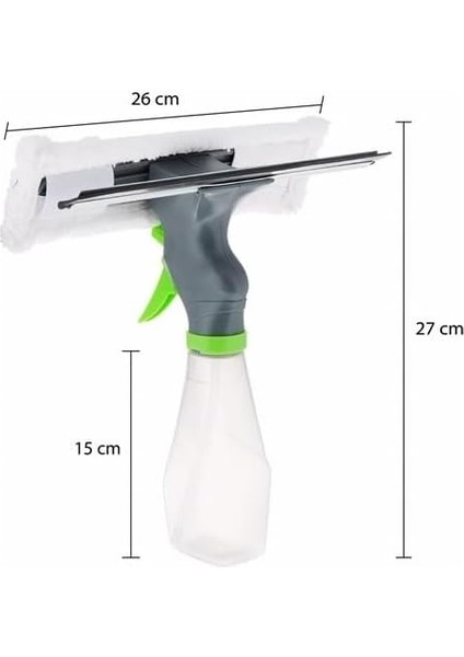 ml Deterjan Hazneli Spreyli Çekçekli Cam Silme Aparatı -Deterjan Hazneli Spreyli Camsil fiyatları