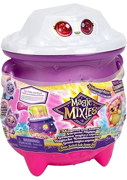 Mixies Büyülü Mücevher Sürpriz Kazan: Güneş. Yeni Pırıltılı Gözlerle! Fizzing Cauldron'dan Bir Mixie Peluş'u Ortaya Çıkarın ve 2 Büyülü Güneş Taşı Sürprizini Keşfedin! Stiller Değişebilir fiyatları