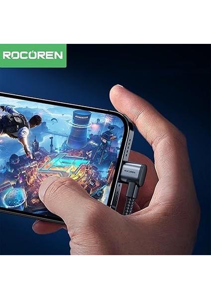 Usb-A To Type-C 90° 3A Hızlı Şarj ve Data Kablosu 2 Metre modelleri