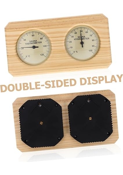 Ahşap Sauna Termometresi Higrometre Iç Sıcaklık ve Nem Ölçer Ev Saunası Için Higrotermograf Oda Sıcaklık Monitörü modelleri