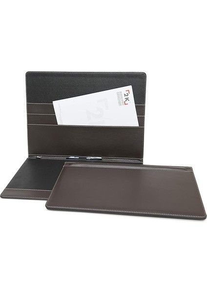 545-2 Sümen Takımı Suni Deri Tek Parça Pad Kapaklı 33X45CM, Kahverengi