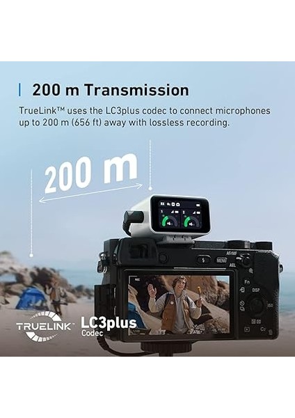 Anker, , M650, Wireless Yayıncı Mikrofonu, Şarj Kutusuyla 15 Saat Pil Ömrü, Voiceshield, LC3PLUS Codec, Çift Kanallı Kayıpsız Ses Alımı, Beyaz indirimleri