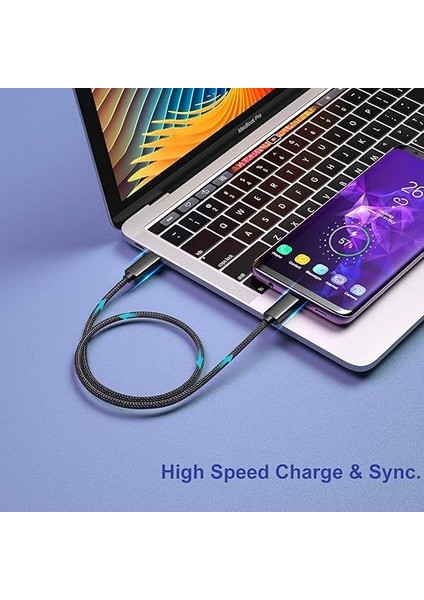 USB 3.1 Type-C 3A Hızlı Şarj ve Data Kablosu - Dayanıklı Tasarım, 5 Gbps Veri Aktarımı indirimleri