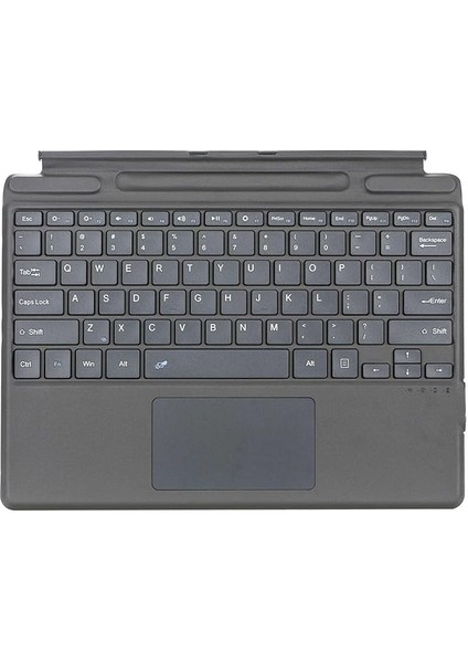 Surface Pro 11(2024) / Surface Pro 10(2024) / Surface Pro 9(2022) / Surface Pro 8(2021) / Surface Pro x Için Tablet Klavye Çoklu Dokunmatik Yüzeye Sahip 13 Inç Gri Siyah Gri-Arka Işık Yok