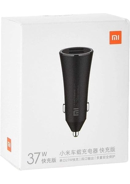 Araç Şarj Cihazı 37W Hızlı Şarj Çift USB indirimleri