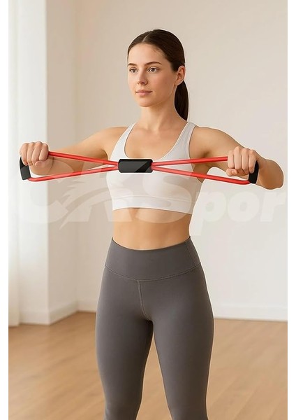 Pilates Egzersiz Bandı – Yoga, Jimnastik ve Kondisyon Için Dayanıklı Spor Lastiği Cks-3