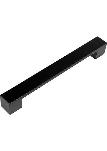 ve Banyo Dolabı Kapakları ve Çekmeceler Için Kalın Metal Kulp Paslanmaz Alüminyum Mobilya Dolap Kulbu 160MM Mat Siyah 2 Adet fiyatları