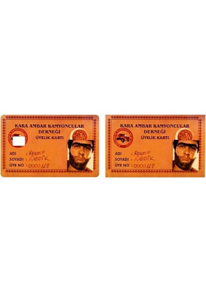 Major Selection Kart Kaplama Koruyucu Sticker Kara Ambar Kamyoncular Derneği (Kredi Kartı, Otobüs Kartı)
