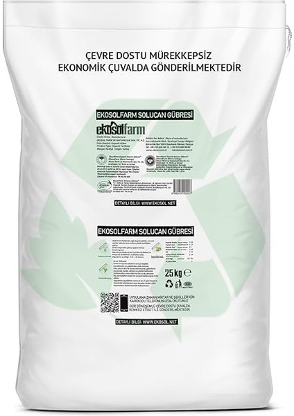 Solucan Gübresi 25 kg Organik Gübre Tüm Bitkilerde Kullanıma Uygun Katı (Toz) Formda Gübre fırsatları