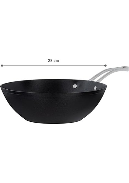 Coco Titanium Professional Wok Tava, Siyah, 28 cm fırsatları