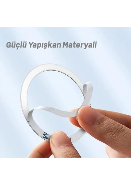 Power Metal Magsafe Halka Yüzük Ring iPhone 8 ve Üstü Model ile Uyumlu 2'li Paket Siyah fiyatları