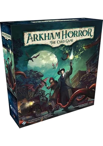 Uçuş Oyunları | Arkham Korku Kart Oyunu: Revize Çekirdek Seti | Kart Oyunu | Yaşlar 14+ | 1-4 Oyuncu | 60 Ila 120 Dakika Oyun Süperi