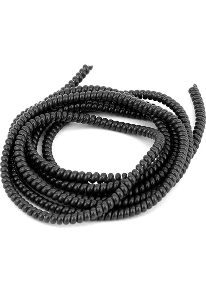 Kablo Kordon Koruyucu Spiral Sarma Kılıf Koruma Black Pearl