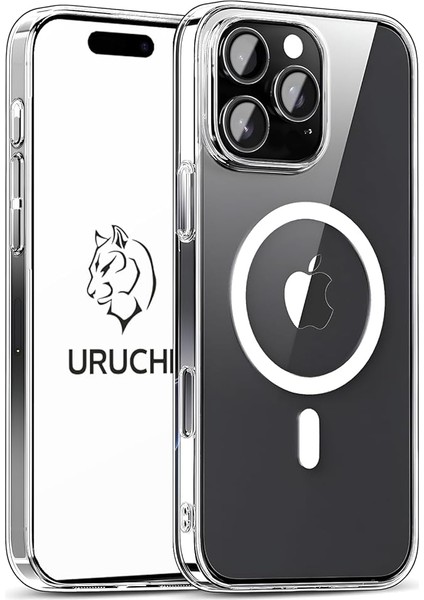 iPhone 13 Mag-Safe Sararmaz Kılıf - Şeffaf Pc, Mıknatıslı, Ince, Darbeye Dayanıklı, Çizilmez, Hafif, Premium Koruma, Şeffaf Kapak, Mıknatıslı, iPhone 13 Koruyucu Kılıf