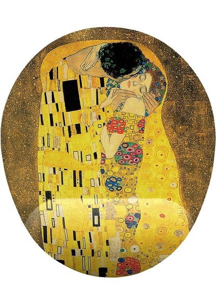 Fikirler Gustav Klimt Kiss Bilek Destekli Mouse Pad