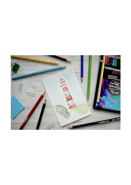 Aquacolor Arty - Kuru Boya Kalemi - 12'li Paket - Çeşitli Renkler modelleri