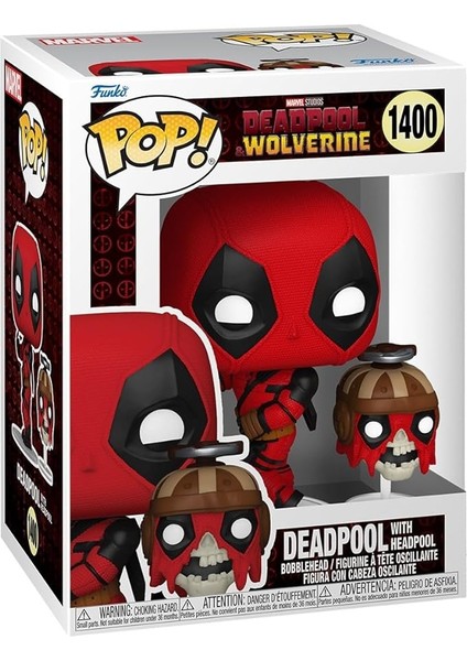 Pop! &amp; Buddy: Deadpool &amp; Wolverine - Headpool ile Deadpool