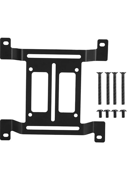 Bilgisayar Su Soğutma 12CM Su Deposu Pompa Braketi Artırılmış Mesafeli Metal Kemerli Braket, Su Hattı Kurulumu modelleri