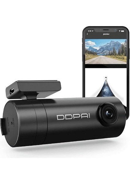 1080P 30FPS Full Hd 24 Saat Park Modu Çarpışma Algılama Mini Akıllı Araç Kamerası