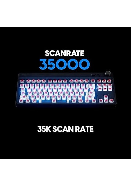 Xboard Ms Mekanik Oyun Klavyesi, 35 K Tarama Oranı ve 8k Sondaj Hızı, Sıcak Değiştirilebilir Ultra Düşük Gecikme Süresi Için Tkl Eklemli Montaj, Alüminyum Plaka, Pbt Tuşları fiyatları