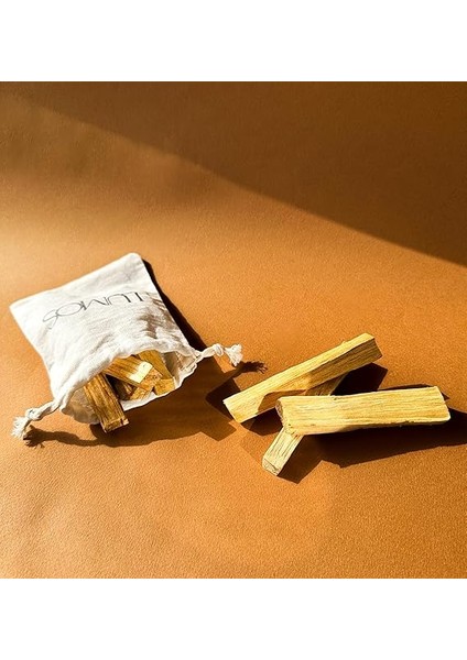 Santo Tütsü Artisan Set - 3 Adet Palo Santo (30-35GR), Artisan Bakır Tütsülük, Özel Kum - Peru fırsatları