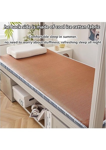 Yer Yatağı, Katlanabilir Nefes Alabilen Katlanır Yatak Kalınlaştırılmış Futon Yatak, Yatak Odası/çadır/misafir Yerden Tasarruf Için Iyi Destek (100 x 200 Cm) fiyatları
