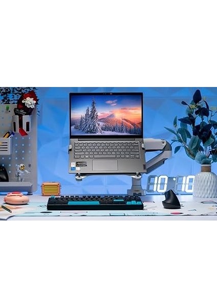 Bayou Nb F80-FP Amortisörlü 10"-17" Laptop Standı (Beyaz) fiyatları
