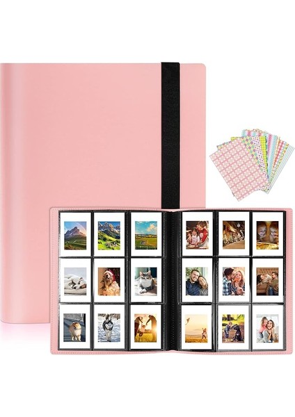 Fotoğraf Albümleri, 468 Cepli Karalama Defteri Hafıza Defteri, Polaroid Çinko Fotoğraf Kağıdı/fujifilm Instax Mini Film/kodak Çinko Fotoğraf Kağıdı/hp Zincir Dişlisi Fotoğraf Kağıdı Için 52 Sayfa Mini