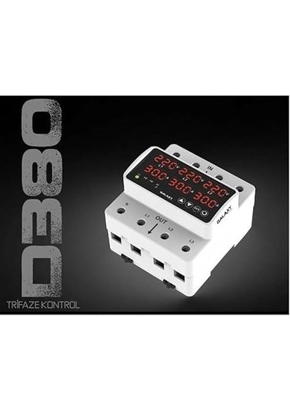 Energy D380 Trifaze Daire Voltaj Koruyucu