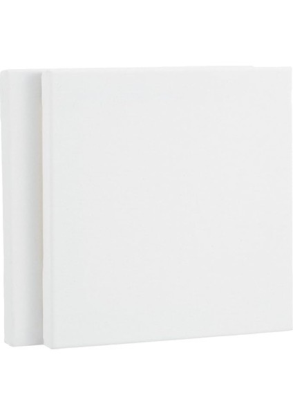 20X20 cm 2'li Paket Tuval, %100 Pamuklu, 280 Gram Kuma, Yal, Sulu Boya, Akrilik Boya Almas In, 2 Adet