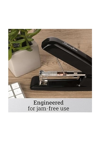 Zımba, 747 Masaüstü Zımba, 30 Yaprak Kapasiteli, Uzun Ömürlü Metal Zımba, Çalışma Masası Için, Siyah (74732) modelleri